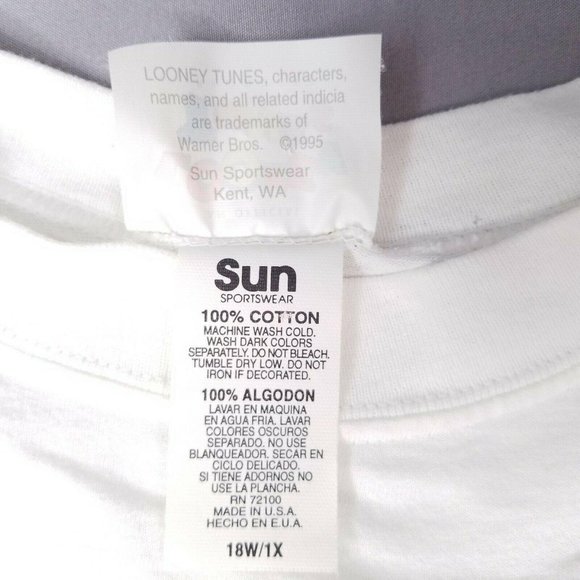 Vintage 95 Looney Tunes Patriotic Bugs Tweety - Picture 7 of 7